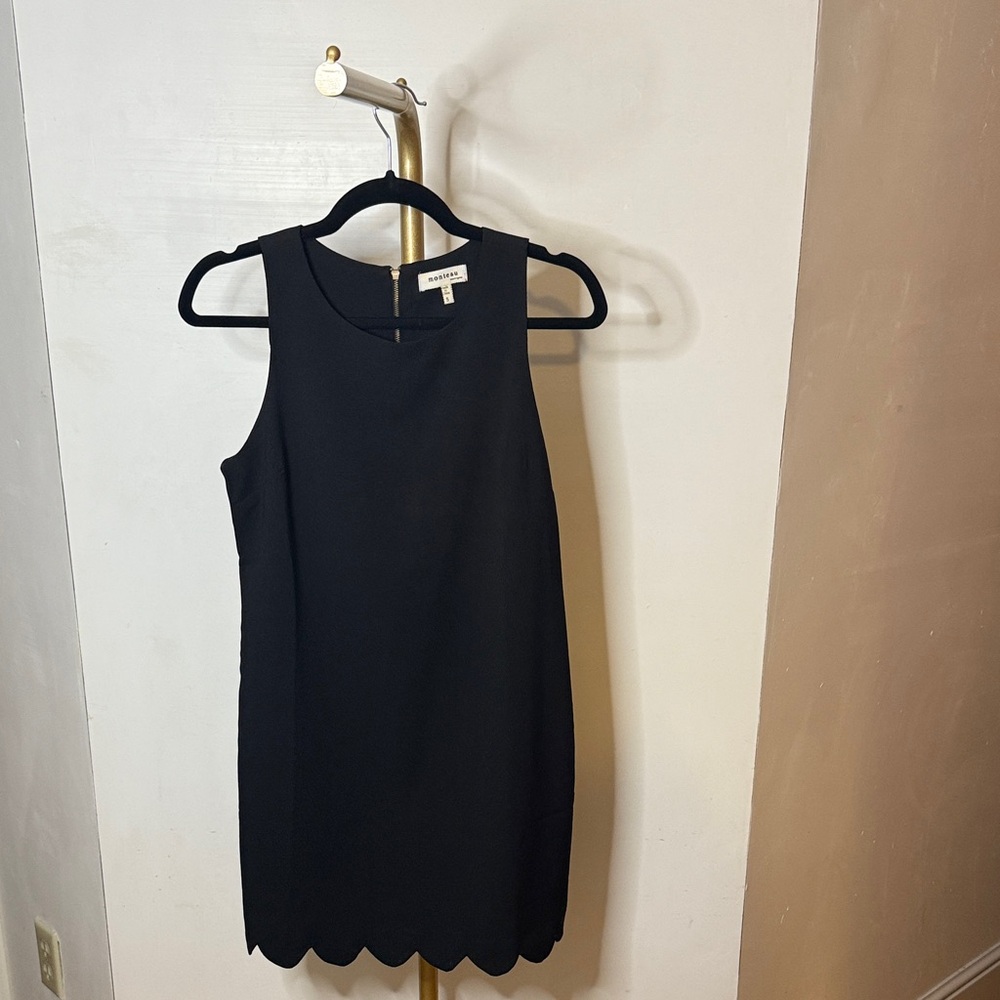 Monteau Black Sleeveless Mini Dress